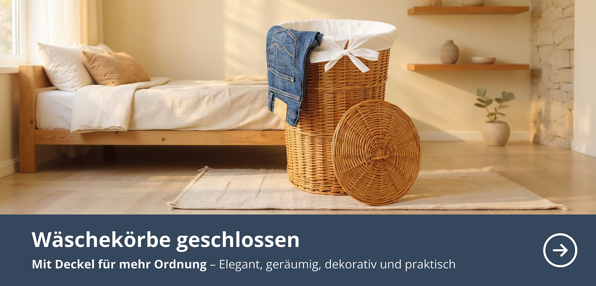 Wäschekörbe, Wäschesammler aller Art