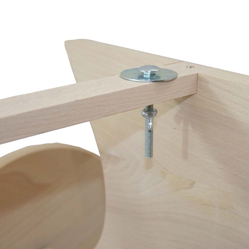 Untergestell für Babykorb, Stubenwagen Korb aus aus Holz