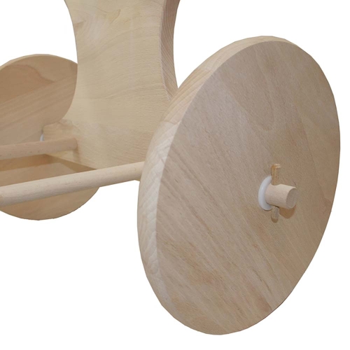 Untergestell für Babykorb, Stubenwagen Korb aus aus Holz