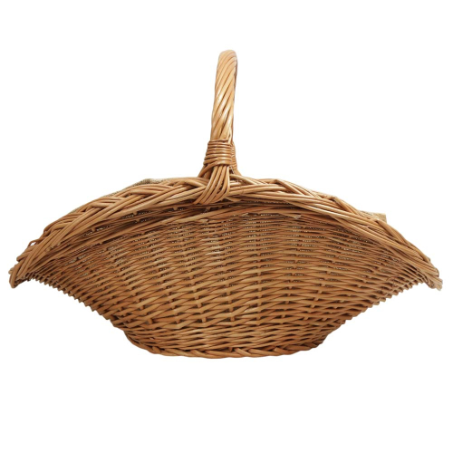 Holzkorb Korb Tragekorb aus gesottener Weide (70x38x11/42)