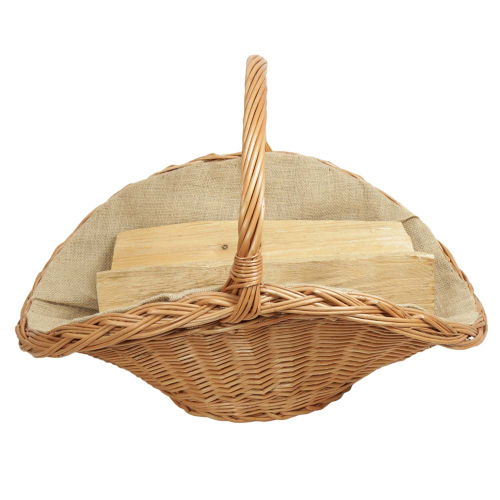 Holzkorb Korb Tragekorb aus gesottener Weide (70x38x11/42)