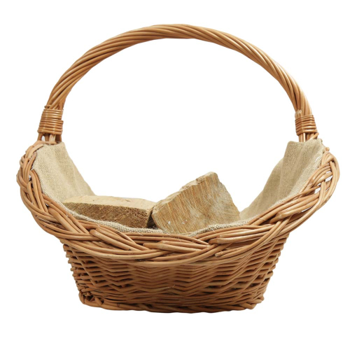 Holzkorb Korb Tragekorb aus gesottener Weide (70x38x11/42)