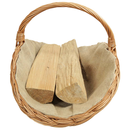 Holzkorb Korb Tragekorb aus gesottener Weide (70x38x11/42)