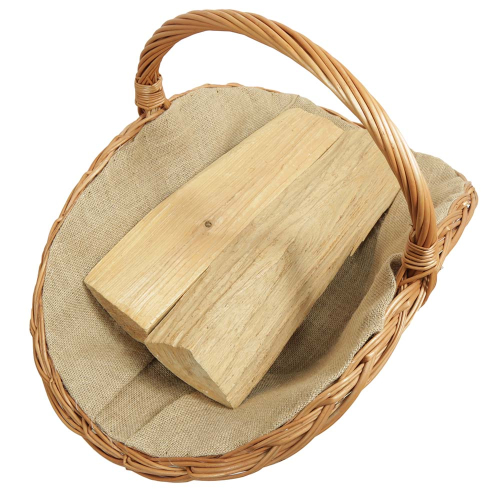 Holzkorb Korb Tragekorb aus gesottener Weide (70x38x11/42)