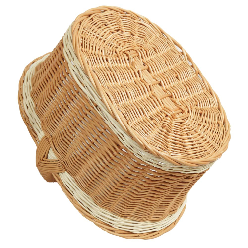 Einkaufskorb Handkorb Bäckerkorb Weide Korb ungefüttert (53x40x24/40)