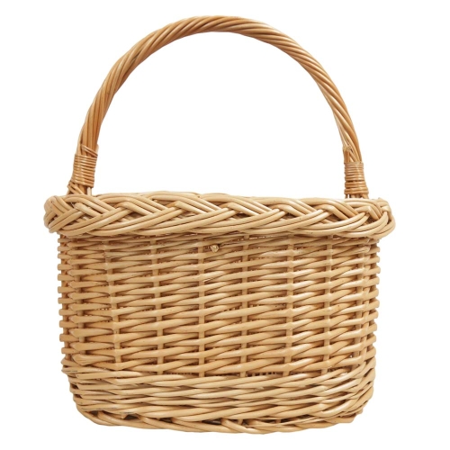 Flaschenkorb Korb für 6 Flaschen aus Weide (40x32x19/36)