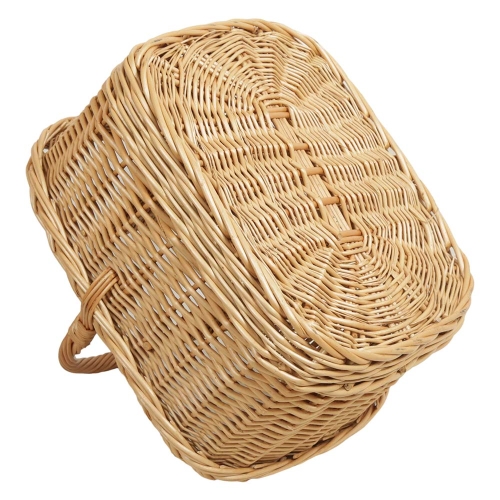 Flaschenkorb Korb für 6 Flaschen aus Weide (40x32x19/36)