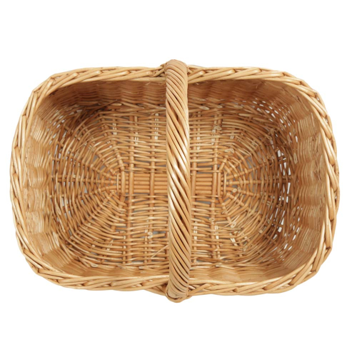 Einkaufskorb Kleiner Handkorb Weide Korb ungefüttert (35x26x15/29)
