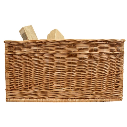 Holzkorb Korb Tragekorb aus gesottener Weide (63x42x33)