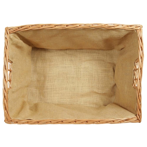 Holzkorb Korb Tragekorb aus gesottener Weide (63x42x33)