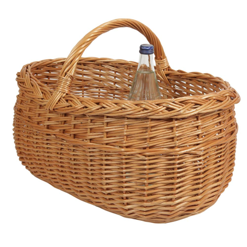 Einkaufskorb Handkorb Weide Korb ungefüttert (49x32x23/36)