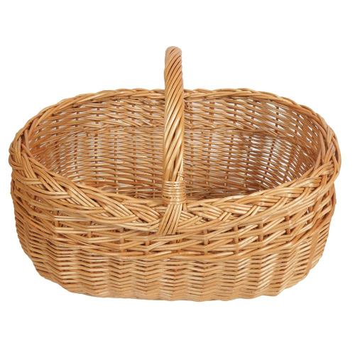 Einkaufskorb Handkorb Weide Korb ungefüttert (49x32x23/36)