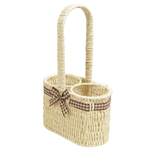 Flaschenkorb, Geschenkkorb, Korb für 2 Flaschen (23x12x15/38)