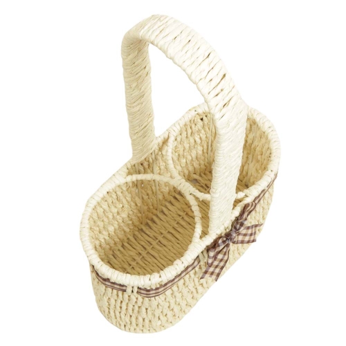 Flaschenkorb, Geschenkkorb, Korb für 2 Flaschen (23x12x15/38)