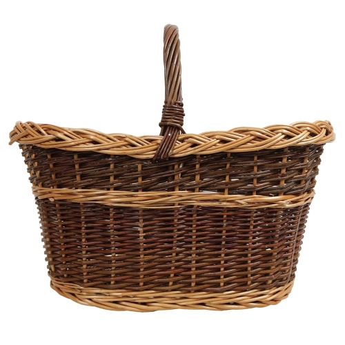 Einkaufskorb Handkorb Weide Korb ungefüttert (46x30x25/44)