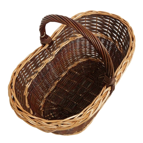 Einkaufskorb Handkorb Weide Korb ungefüttert (46x30x25/44)