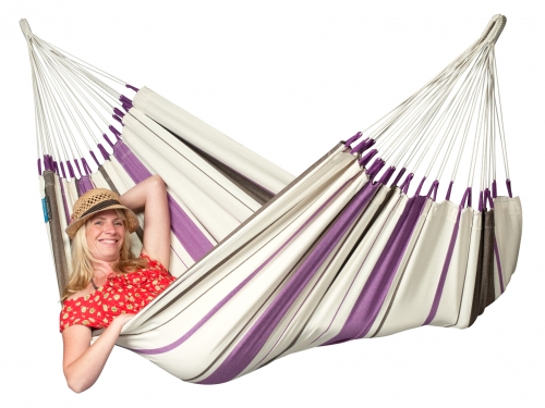LA SIESTA - Einzel-Hängematte CARIBEÑA purple (max. 120kg)