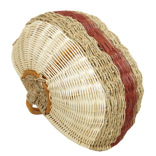 Einkaufskorb Handkorb ungefüttert Korb aus Rohr (50x33x22/37)