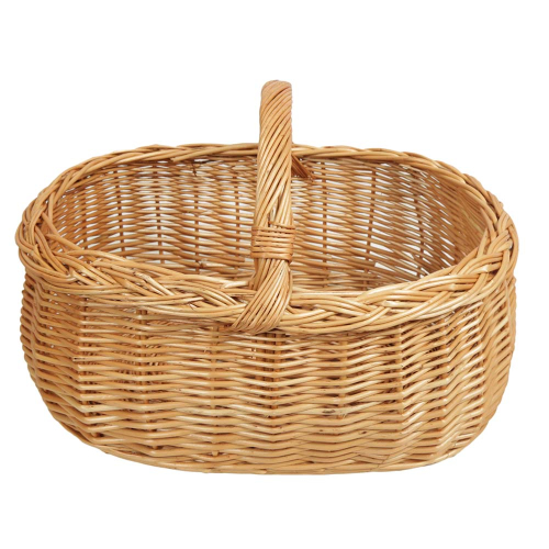 Einkaufskorb Handkorb Weide Korb ungefüttert (48x34x23/36)