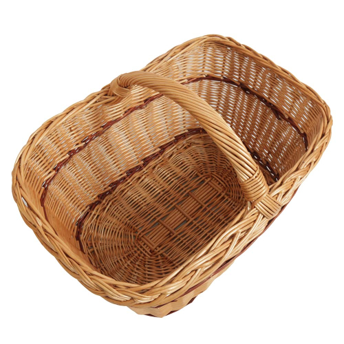 Einkaufskorb Handkorb Weide Korb ungefüttert (50x35x26/34) Einkaufskorb Handkorb Weide Korb ungefüttert (50x35x26/34)