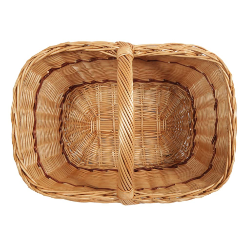 Einkaufskorb Handkorb Weide Korb ungefüttert (50x35x26/34) Einkaufskorb Handkorb Weide Korb ungefüttert (50x35x26/34)