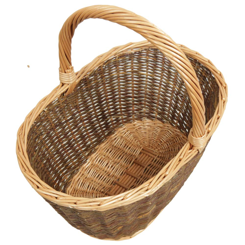 Einkaufskorb Handkorb Weide Korb ungefüttert (42x28x22/40)