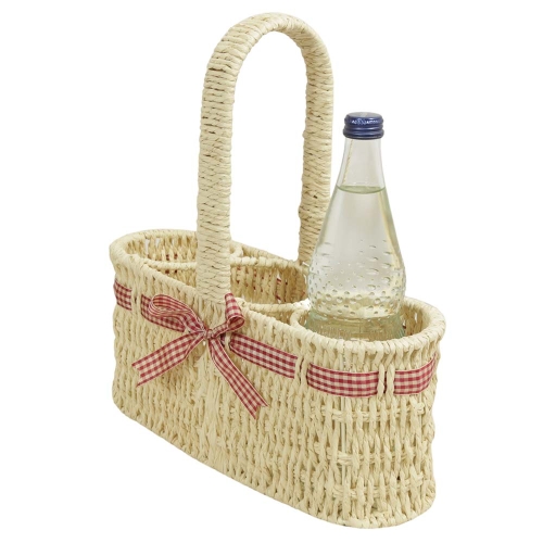 Flaschenkorb, Geschenkkorb, Korb für 3 Flaschen (34x12x35)