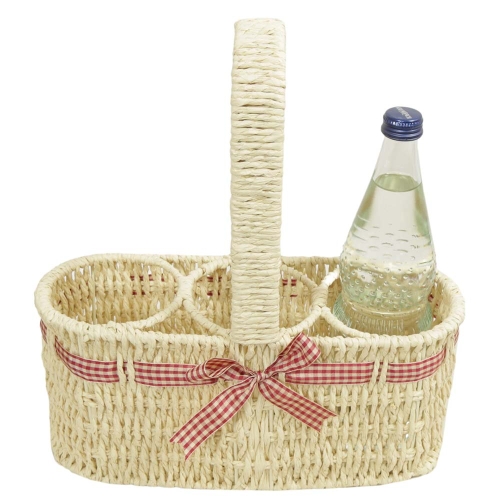 Flaschenkorb, Geschenkkorb, Korb für 3 Flaschen (34x12x35)