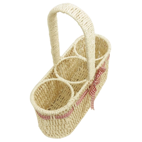 Flaschenkorb, Geschenkkorb, Korb für 3 Flaschen (34x12x35)