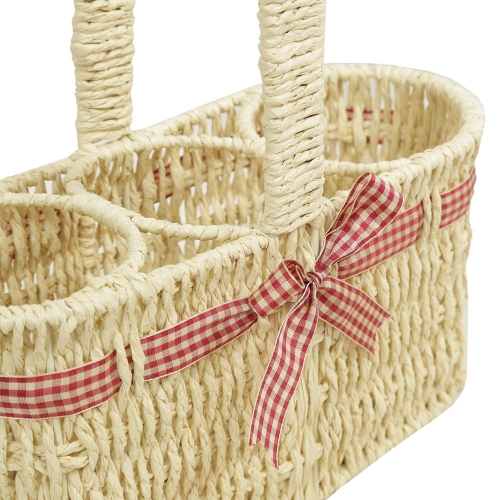 Flaschenkorb, Geschenkkorb, Korb für 3 Flaschen (34x12x35)