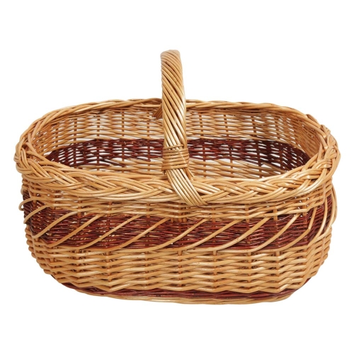 Einkaufskorb Handkorb Weide Korb ungefüttert (45x31x21/30)