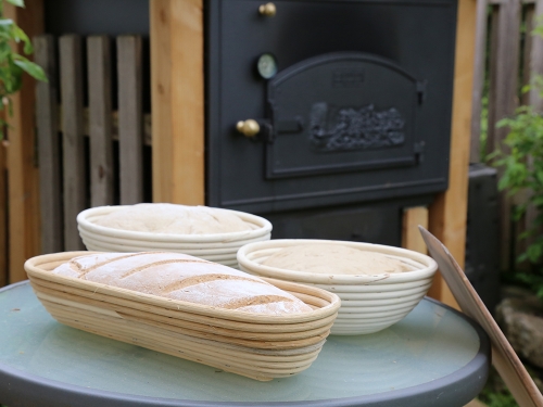 Brotbackkorb, Brotbackform, Gärkorb, 3 Pfund (42x17x8)