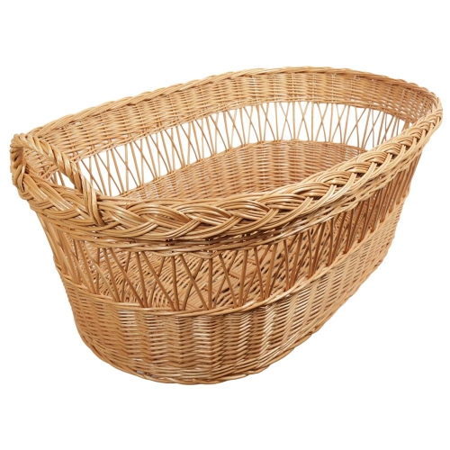 Stubenwagenkorb, Babykorb, Kinderwiegen Korb ohne Matratze