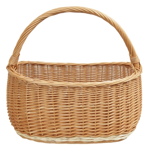 Einkaufskorb Handkorb Weide Korb ungefüttert (42x25x20/40) Einkaufskorb Handkorb Weide Korb ungefüttert (42x25x20/40)