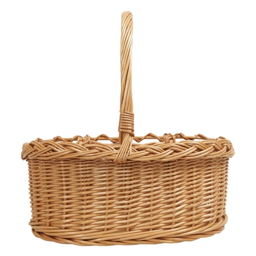 Flaschenkorb Korb für 6 Flaschen aus Weide (40x29x16/40)