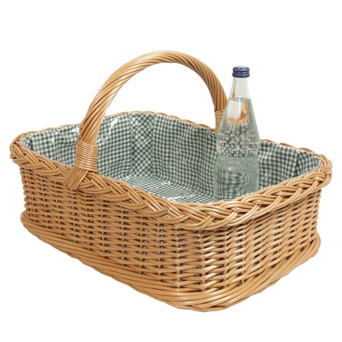 Tablett aus Weide, Trage - Korb - Tablett (54x39x14/37)