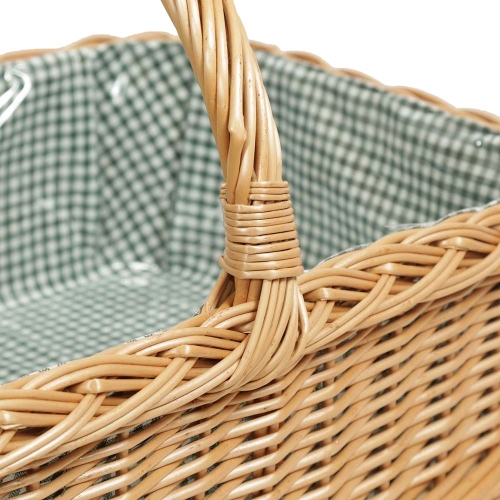 Tablett aus Weide, Trage - Korb - Tablett (54x39x14/37)