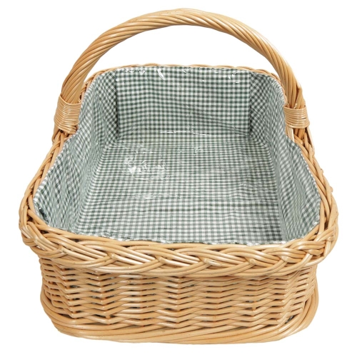 Tablett aus Weide, Trage - Korb - Tablett (54x39x14/37)