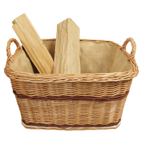 Holzkorb Korb Tragekorb aus gesottener Weide (53x45x29/35)