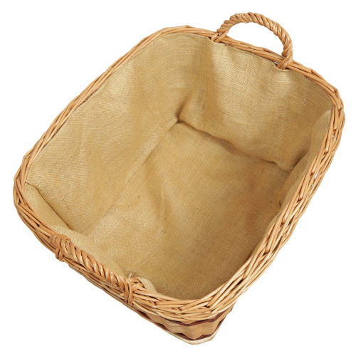 Holzkorb Korb Tragekorb aus gesottener Weide (53x45x29/35)
