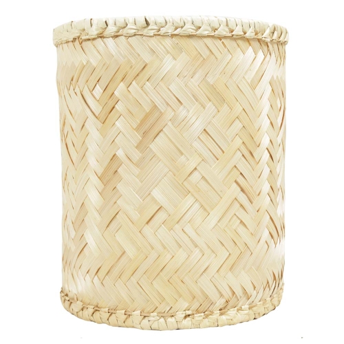Papierkorb aus Bambsschiene (D:22cm)