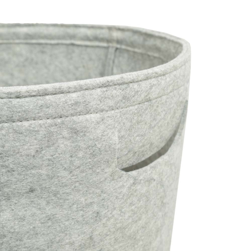 Filzkorb für Wäsche, Wäschekorb, Korb für Wolle, Spielzeug, Korb aus Filz (D:36 H:50)