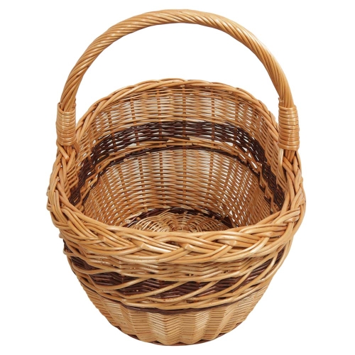 Einkaufskorb Handkorb Weide Korb ungefüttert (46x35x22x/40)