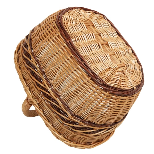 Einkaufskorb Handkorb Weide Korb ungefüttert (46x35x22x/40)