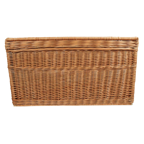 Korbtruhe aus Weide gefüttert, Korb Truhe (90x52x49)