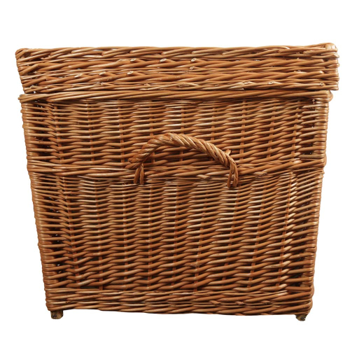 Korbtruhe aus Weide gefüttert, Korb Truhe (90x52x49)