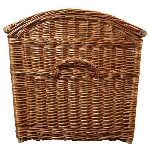 Korbtruhe aus Weide gefüttert Korb Truhe (81x50x50)