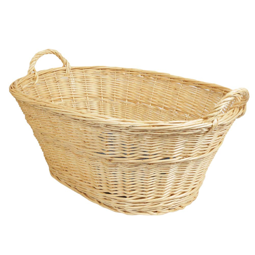 Wäschekorb aus Weide Korb für Wäsche (69x49x26/33)