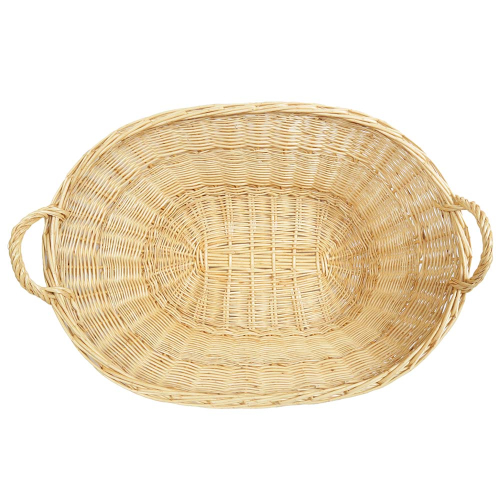 Wäschekorb aus Weide Korb für Wäsche (69x49x26/33)