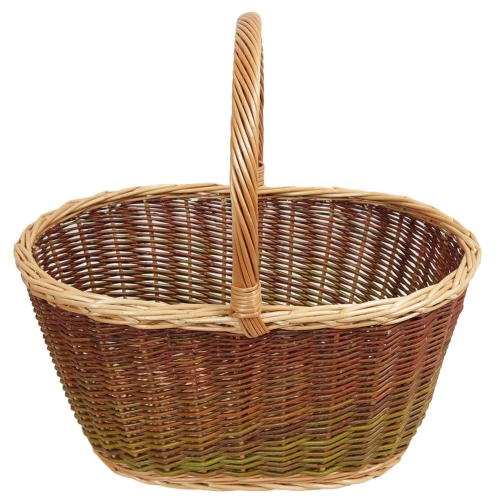 Einkaufskorb Handkorb Weide Korb ungefüttert (42x26x22/38)